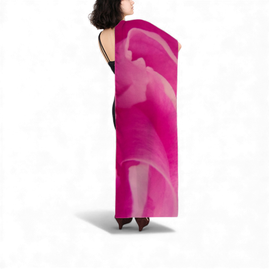 Rose Petal Kiss Long Scarf
