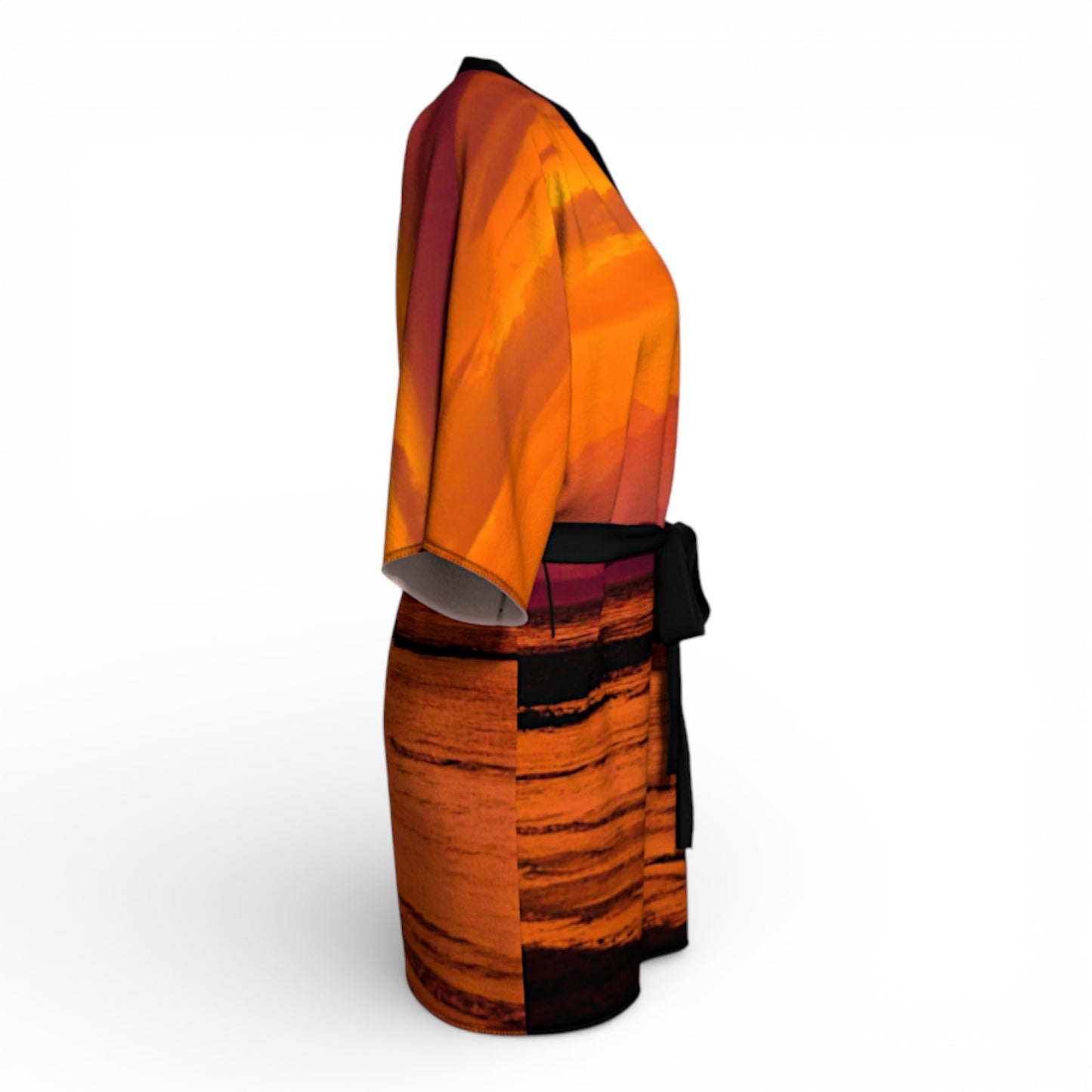 Saratoga Beach Sunset Vancouver Island Kimono Robe