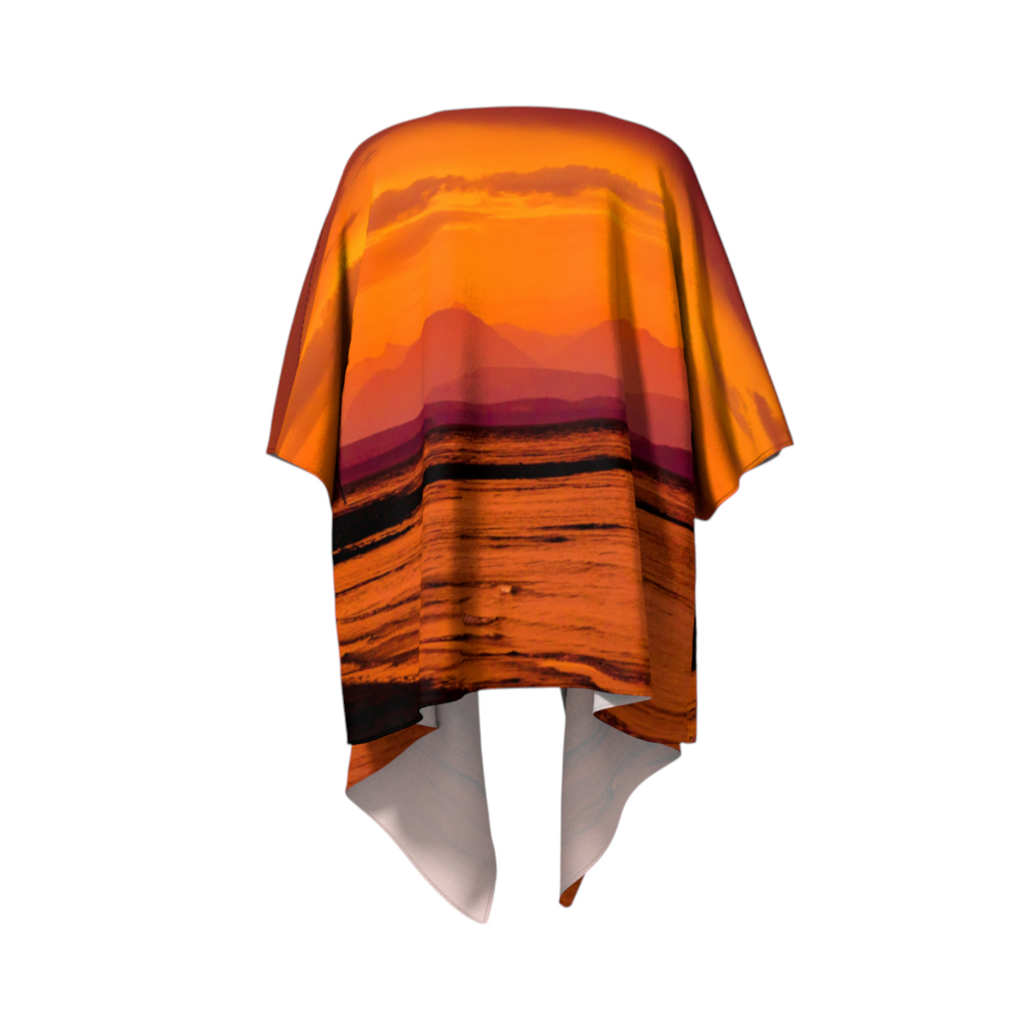 Saratoga Sunset Vancouver Island Draped Kimono