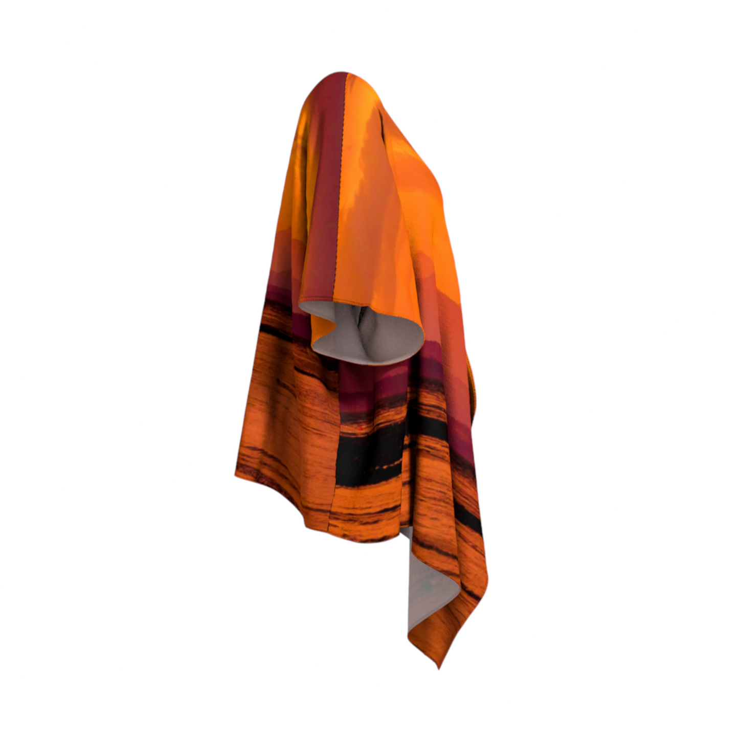 Saratoga Sunset Vancouver Island Draped Kimono