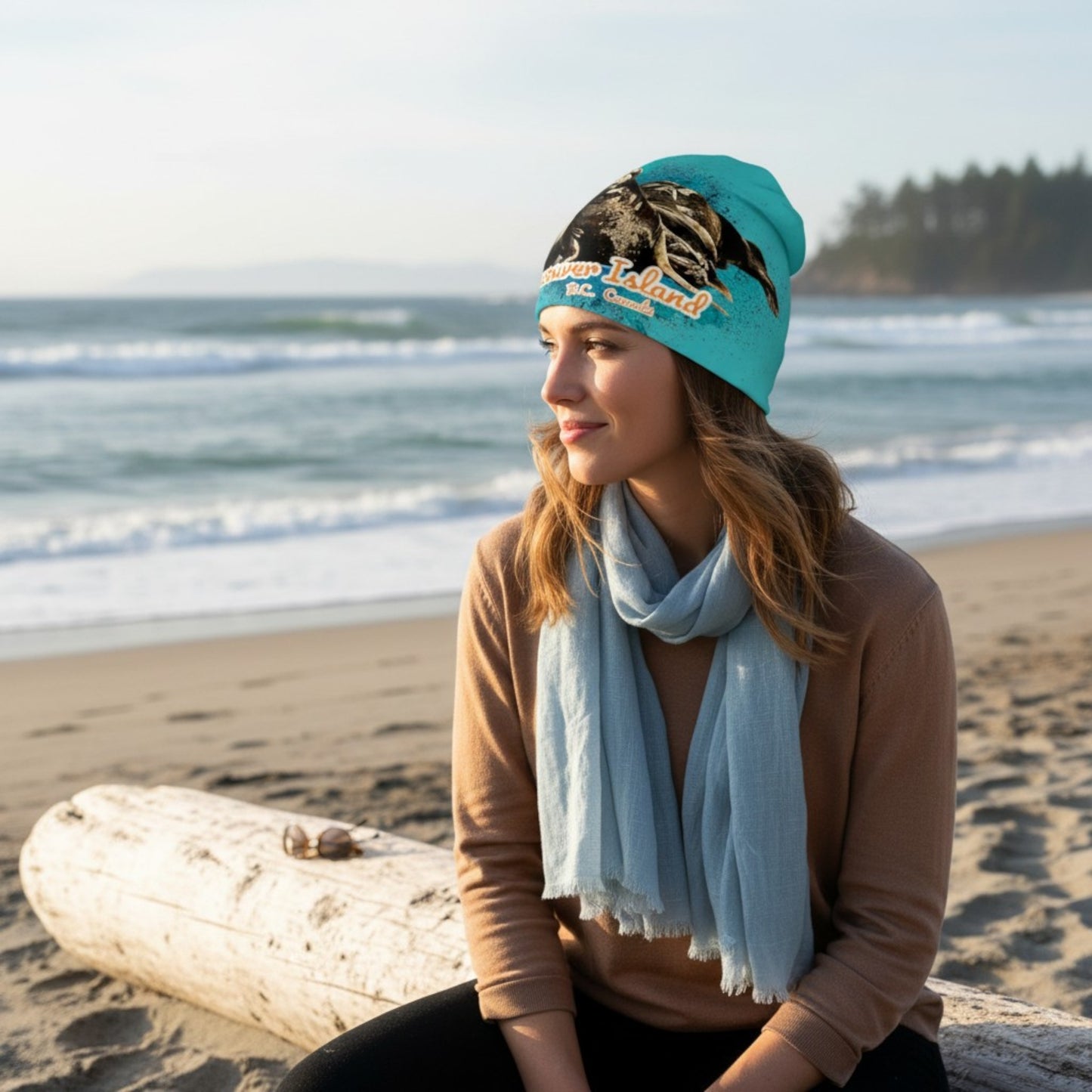 What's Up Sea Lions Vancouver Island BC Canada Beanie