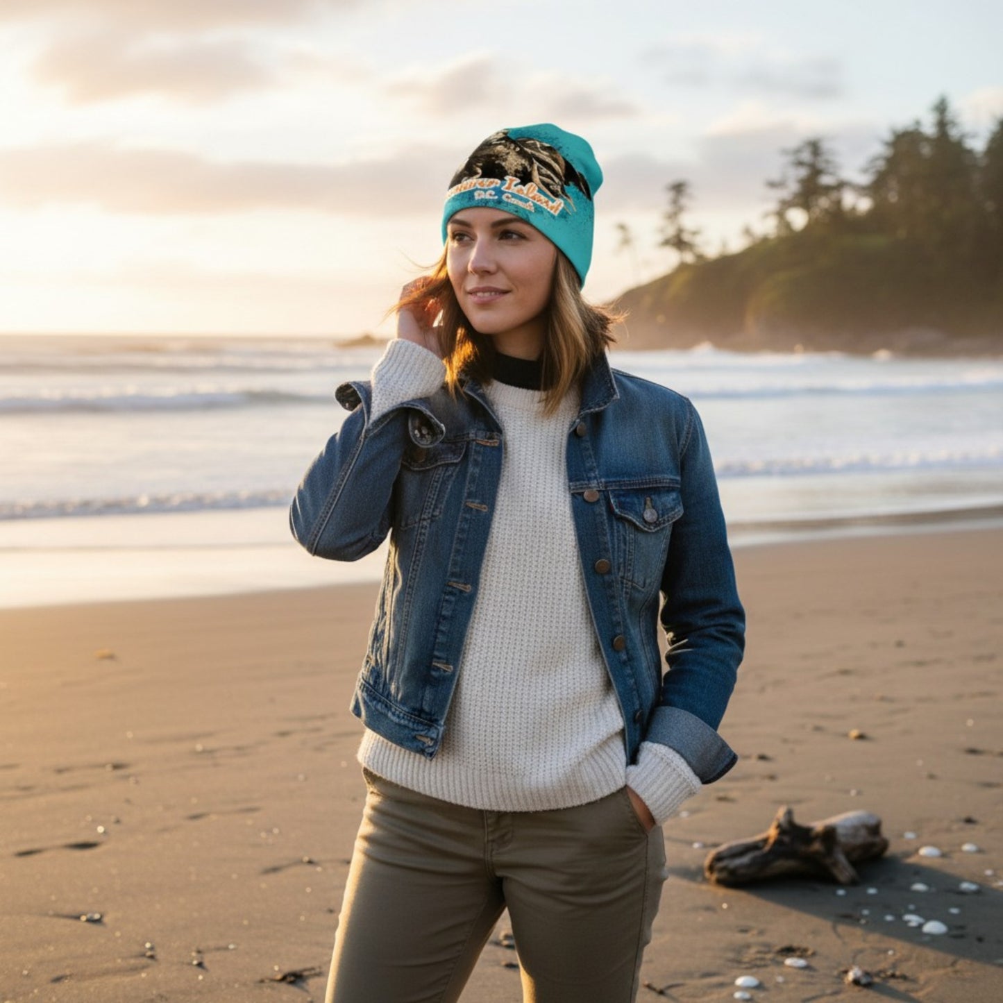 What's Up Sea Lions Vancouver Island BC Canada Beanie