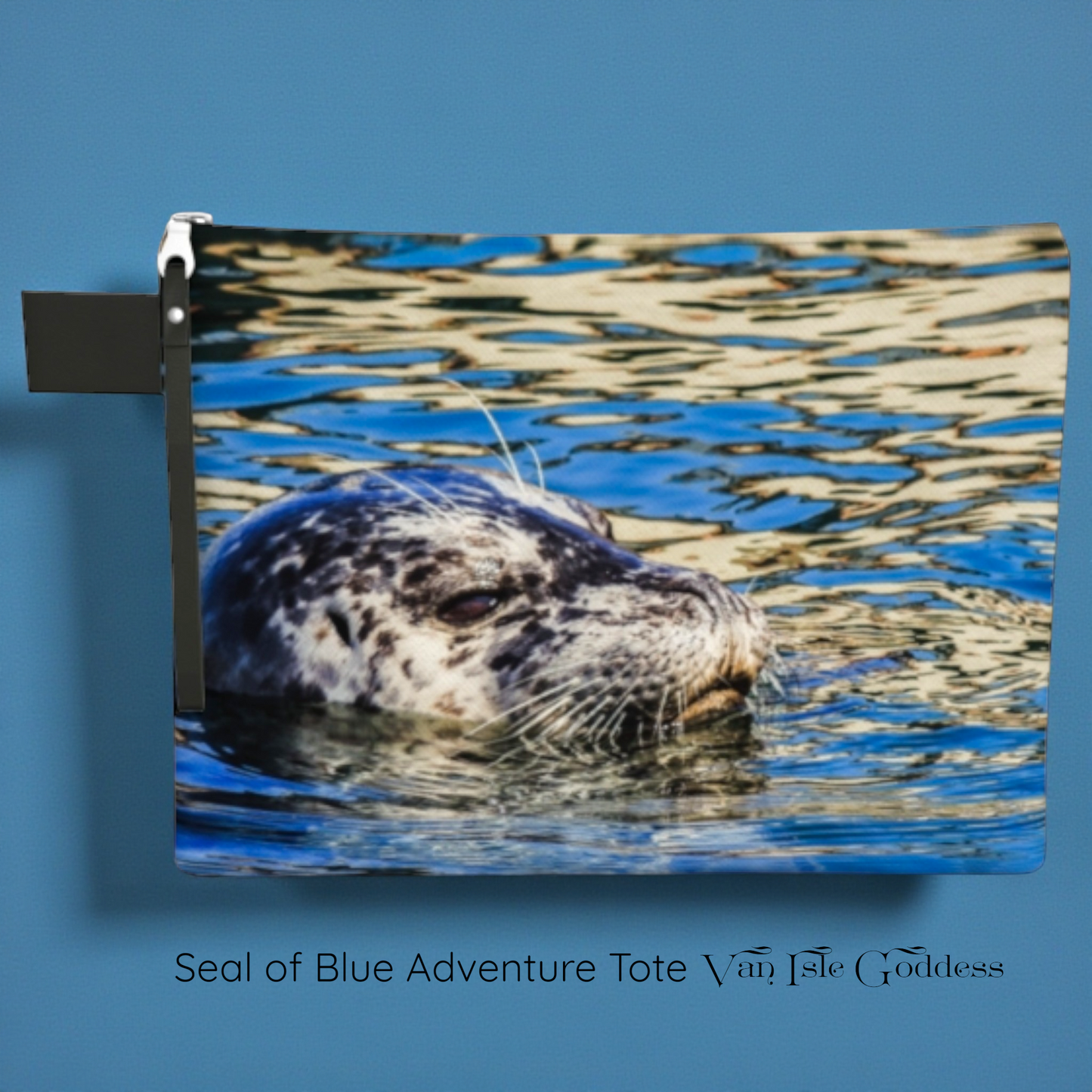 Seal of Blue Adventure Tote Zipper Carry All