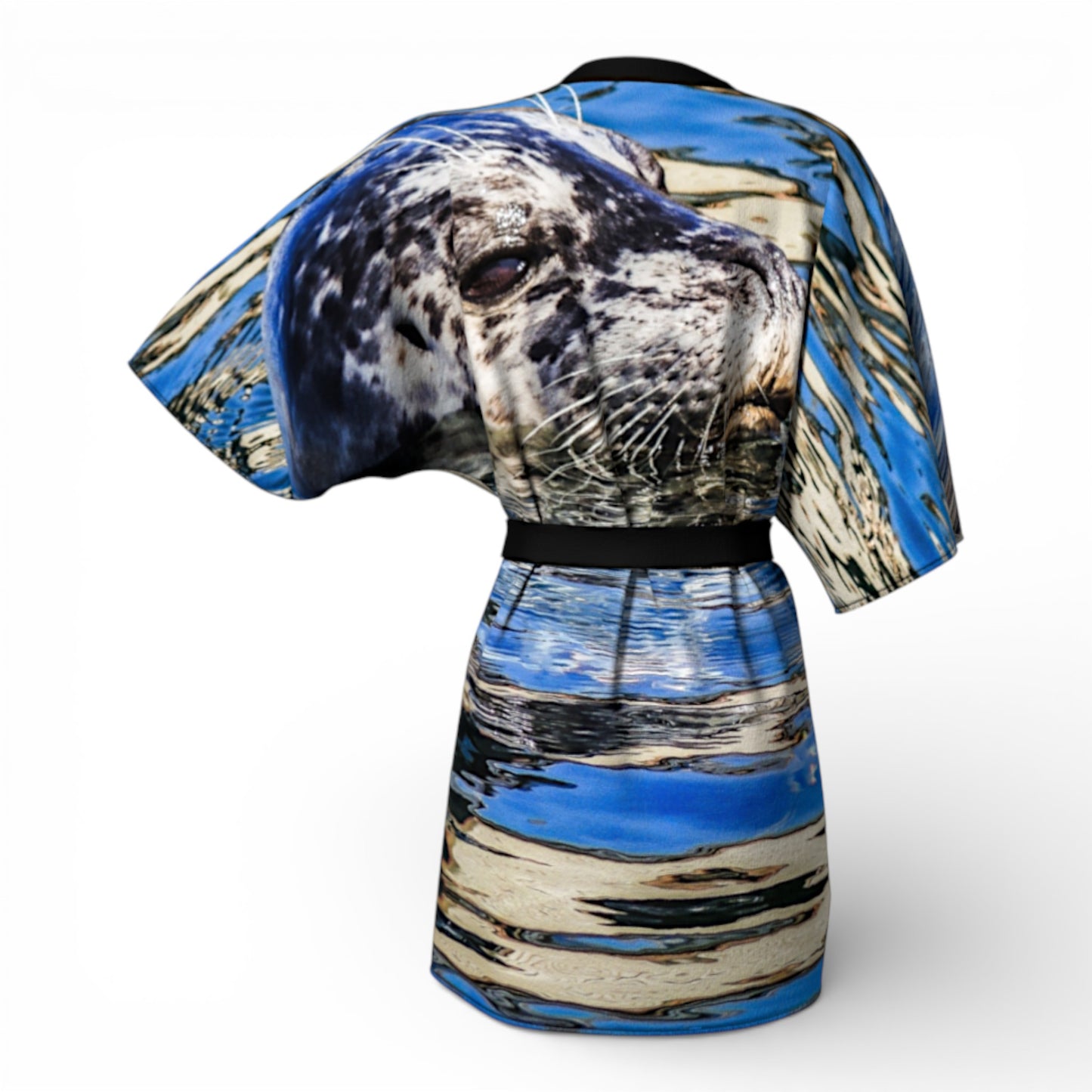 Seal of Blue Kimono Robe