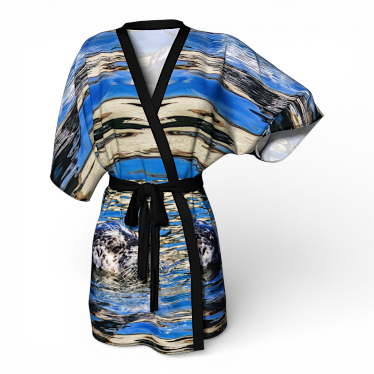 Seal of Blue Kimono Robe
