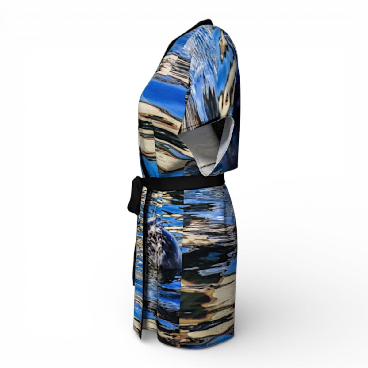 Seal of Blue Kimono Robe