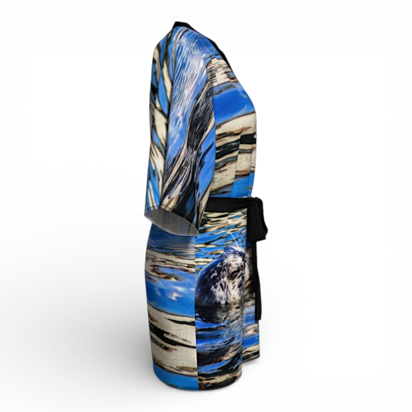 Seal of Blue Kimono Robe