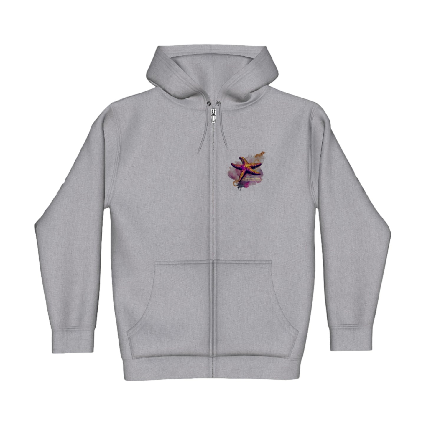 Star Track Vancouver Island BC Canada Premium Zipper Hoodie front