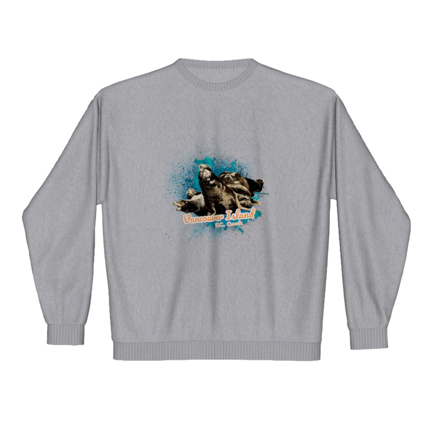 What's Up? Sea Lions Vancouver Island BC Canada Premium Crewneck Sweatshirt