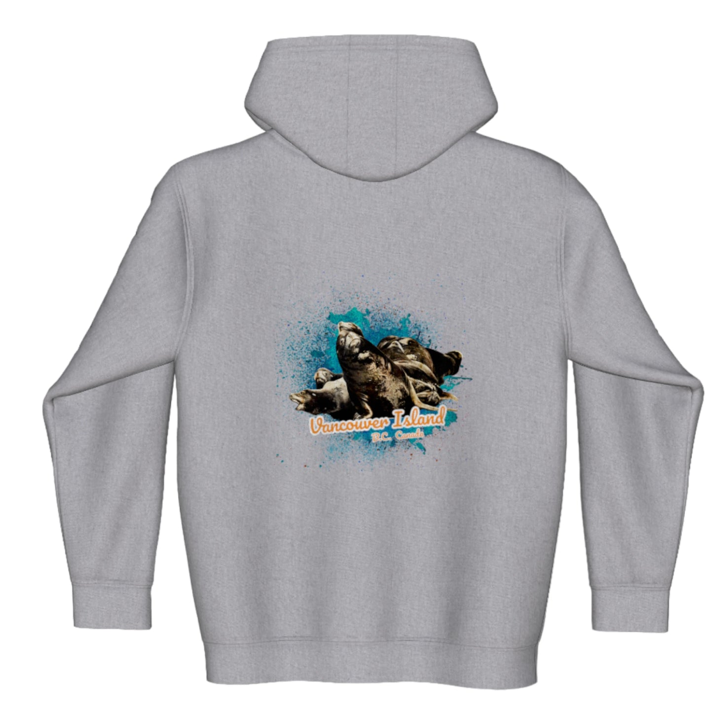 What's Up Sea Lions Vancouver Island BC Canada Premium Zipper Hoodie