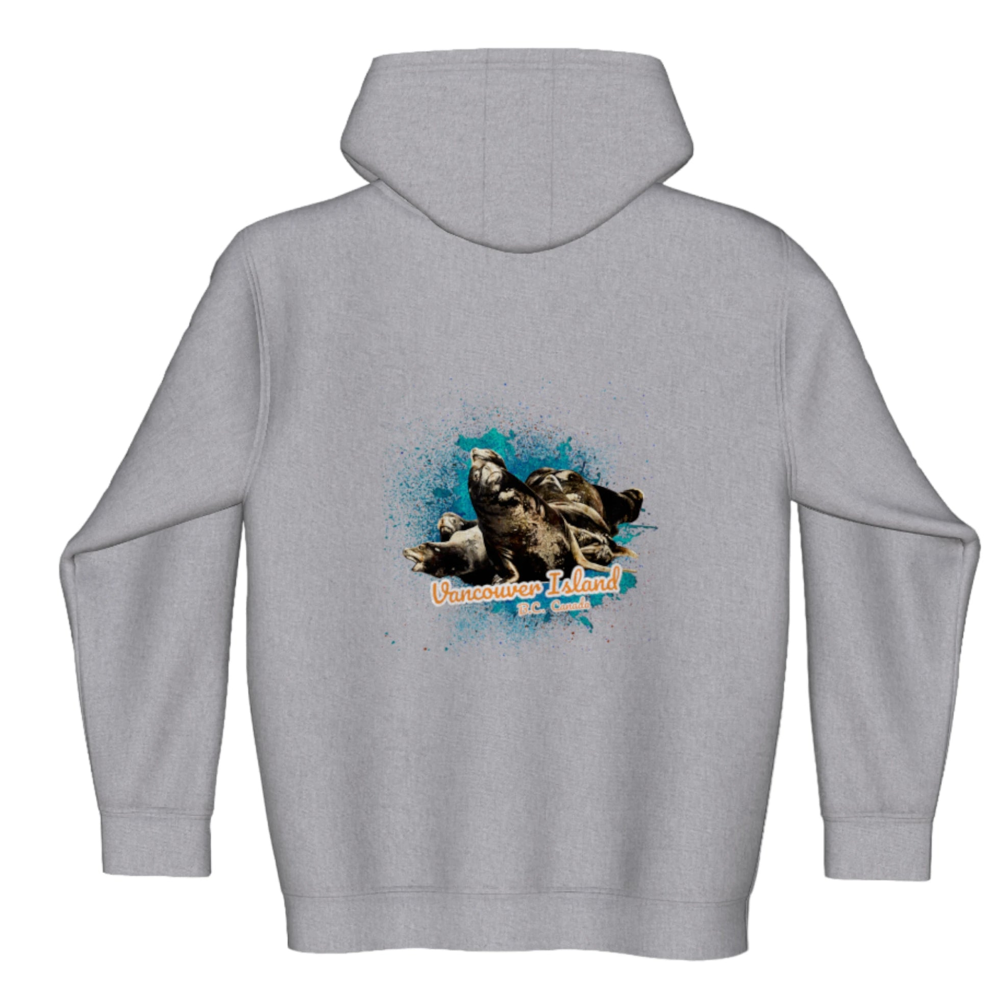 What's Up Sea Lions Vancouver Island BC Canada Premium Zipper Hoodie