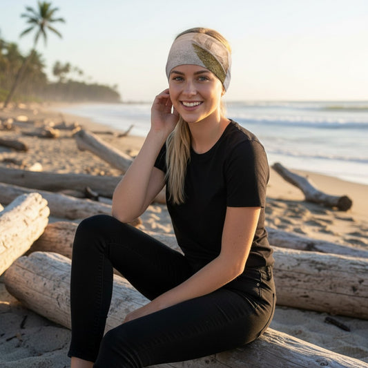 Standing in the Glow Sand Dollar Headband Neck Gaiter