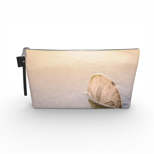 Pouch with a nature-themed design on a white background
