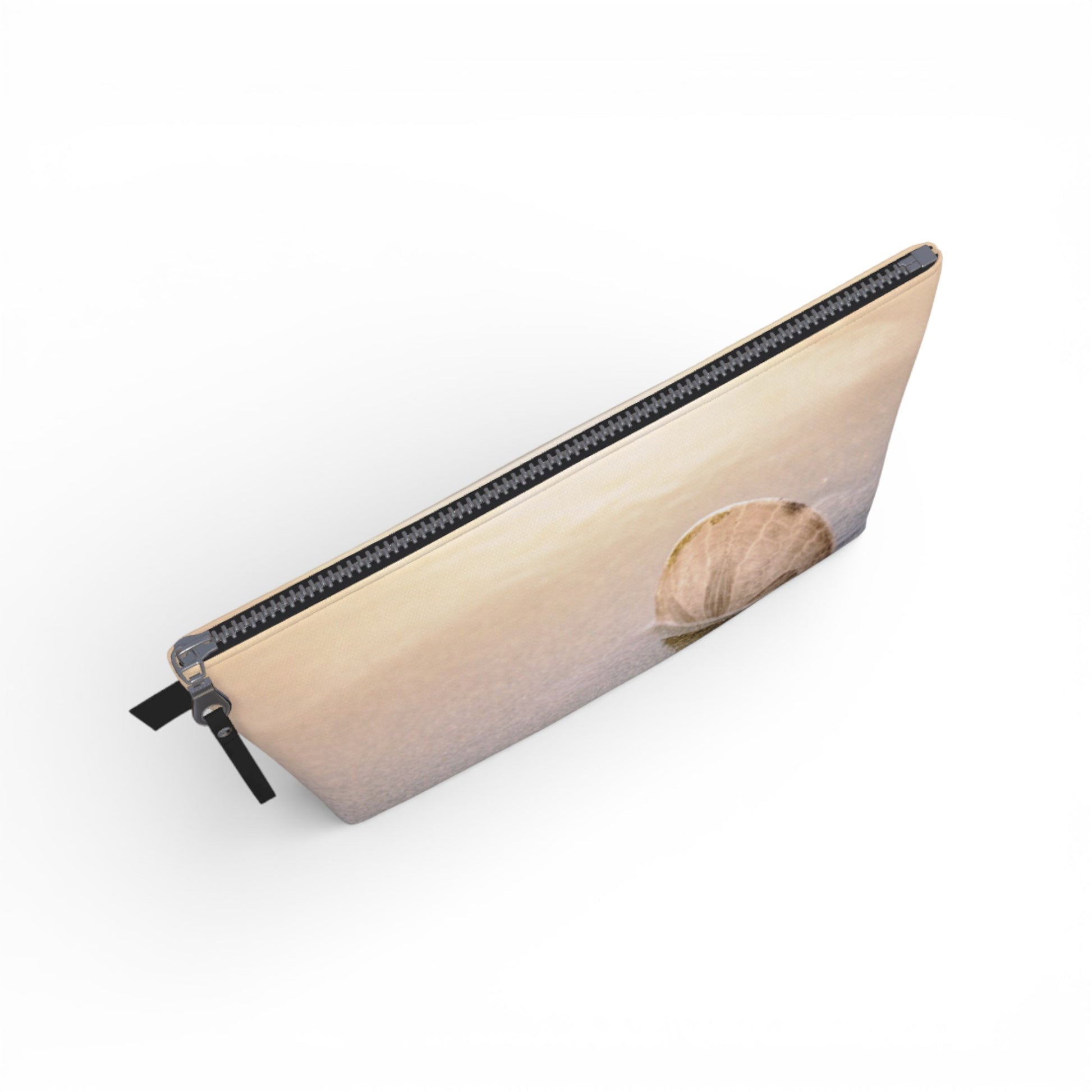 case with a wooden design on a white background