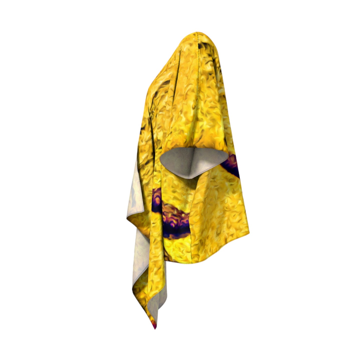 Star Track Draped Kimono