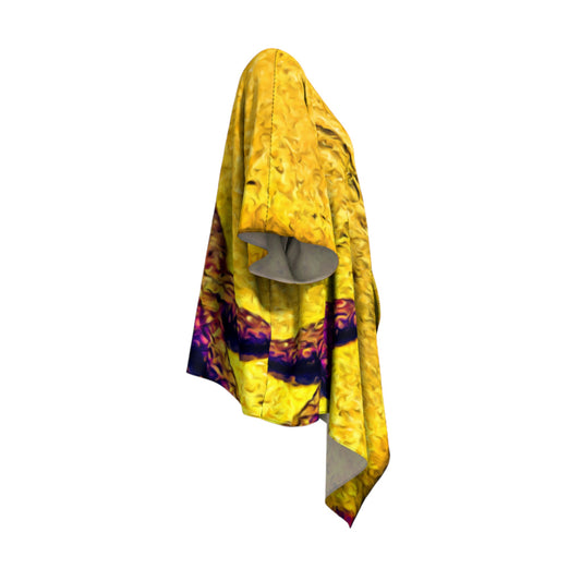 Star Track Draped Kimono