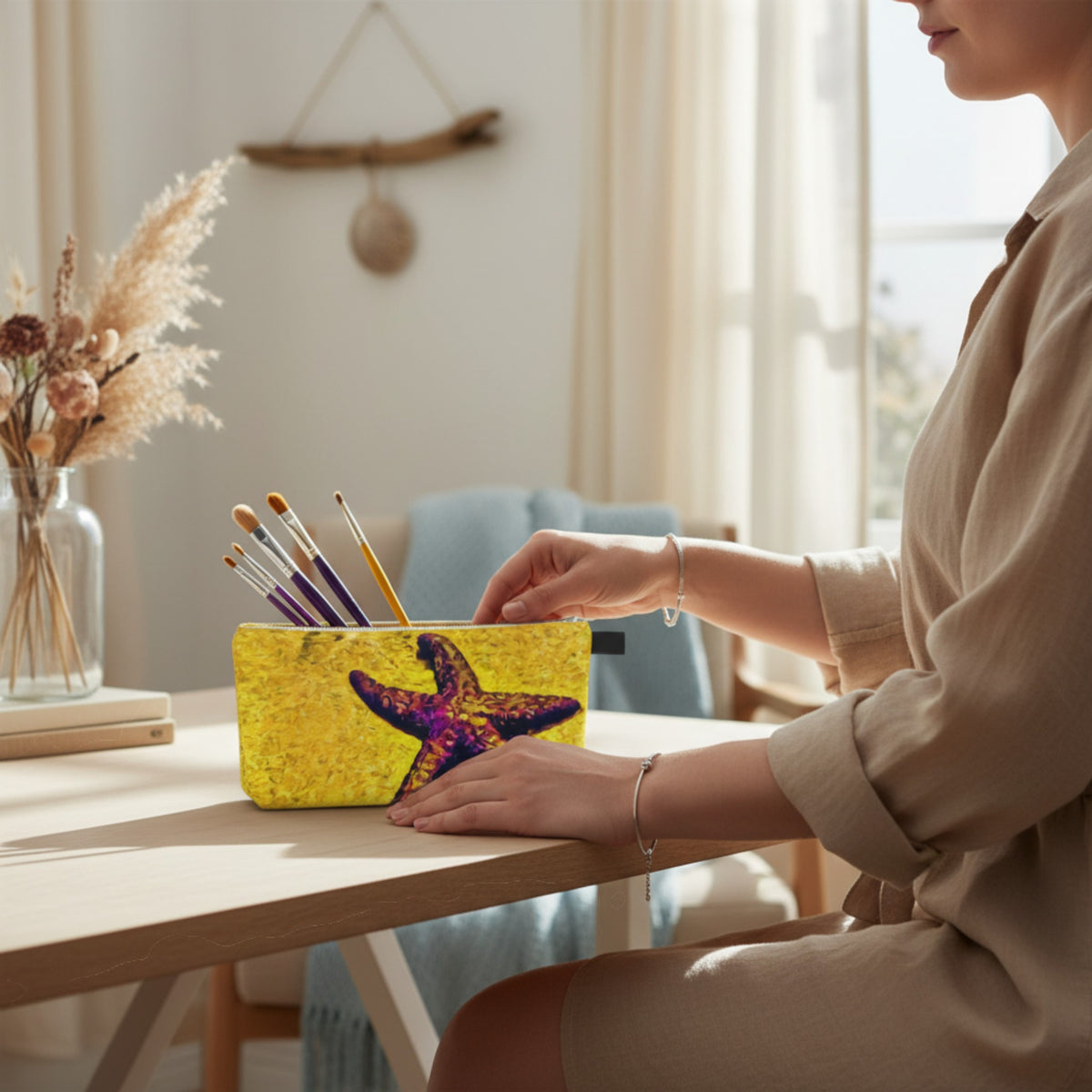 Star Track Versatile Storage Pencil Case