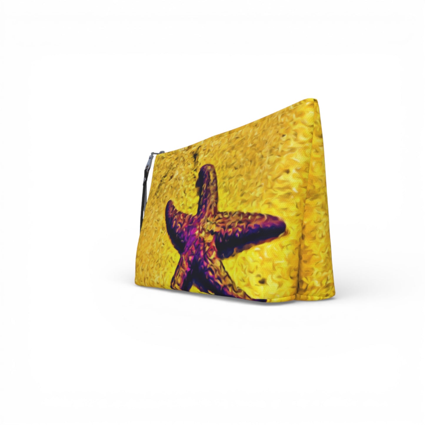 Star Track Starfish Makeup Travel Bag: Enchanting Coastal-Inspired Cosmetic Case