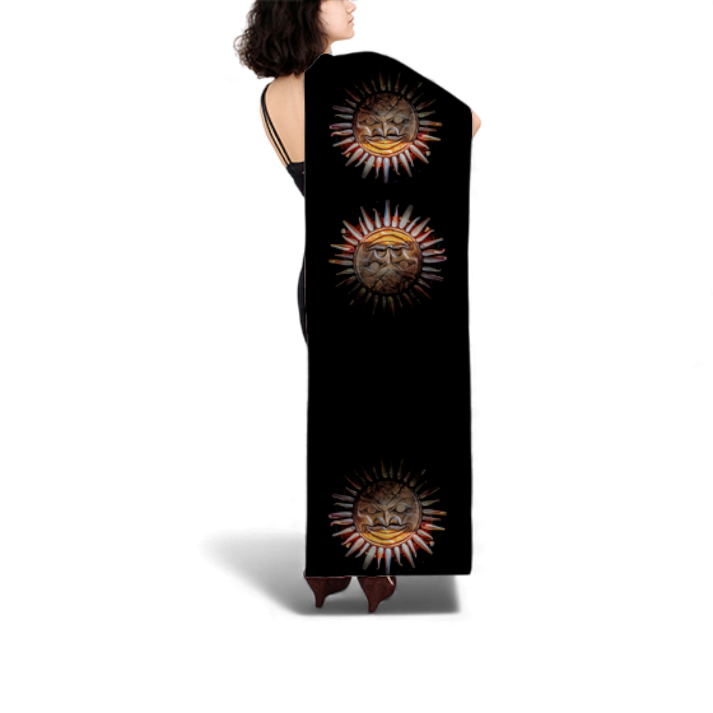 Sun Mask Long Scarf