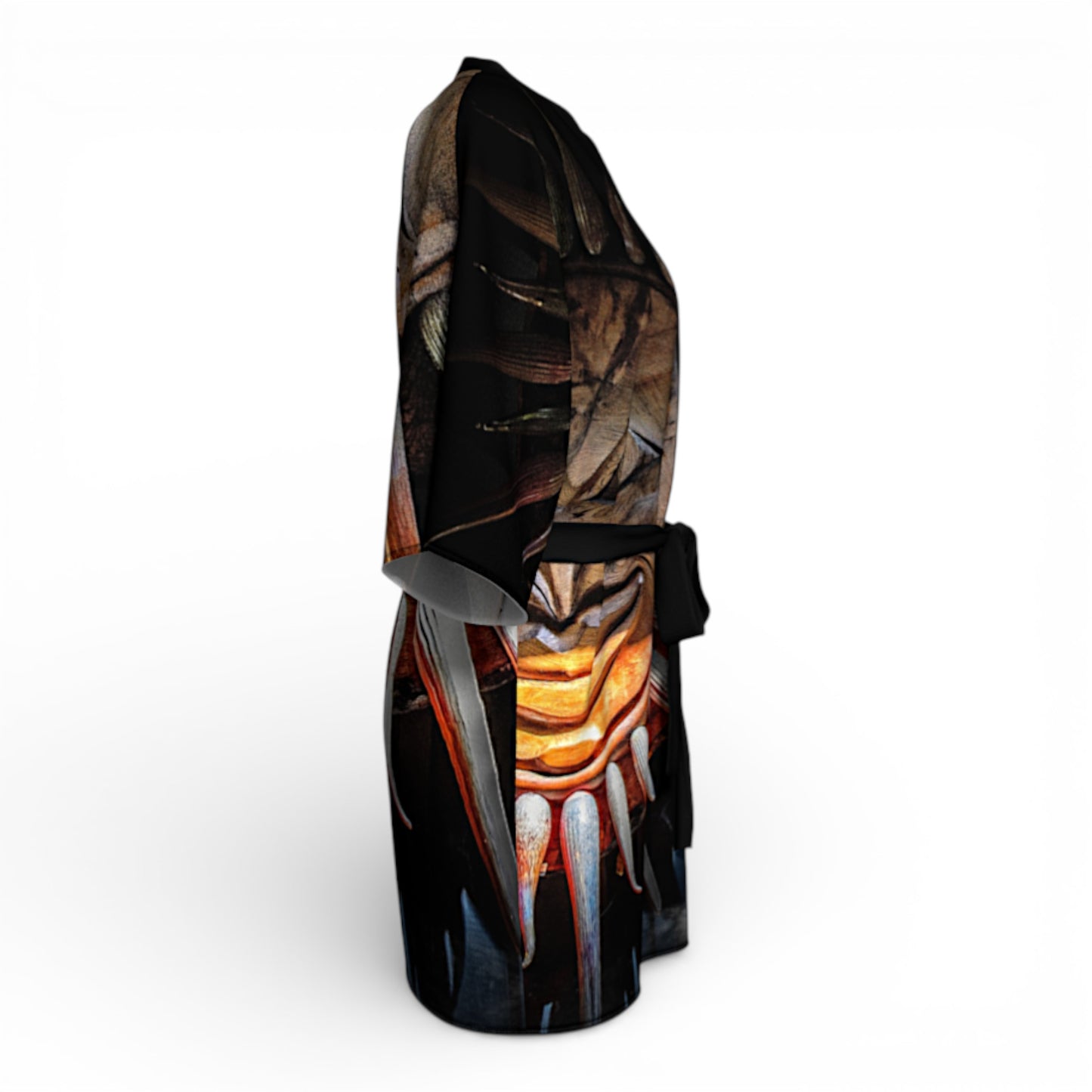 Sun Mask Totem Kimono Robe