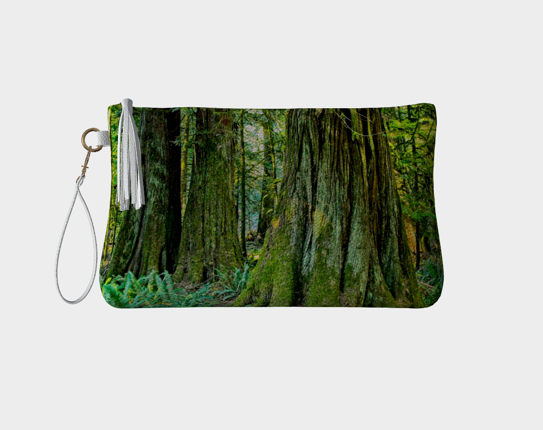 The Ancients Cathedral Grove Vegan Leather Makeup Bag