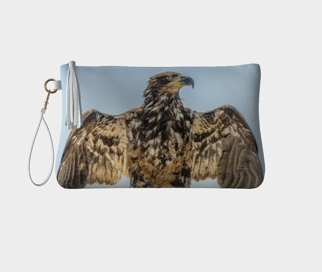 Thunderbird Eagle Vegan Leather Makeup Bag