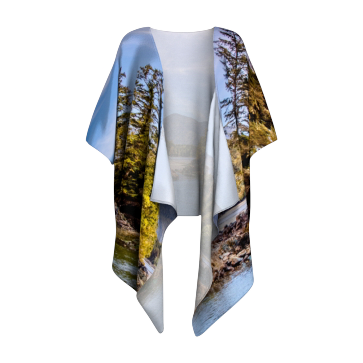 Tofino Inlet Draped Kimono
