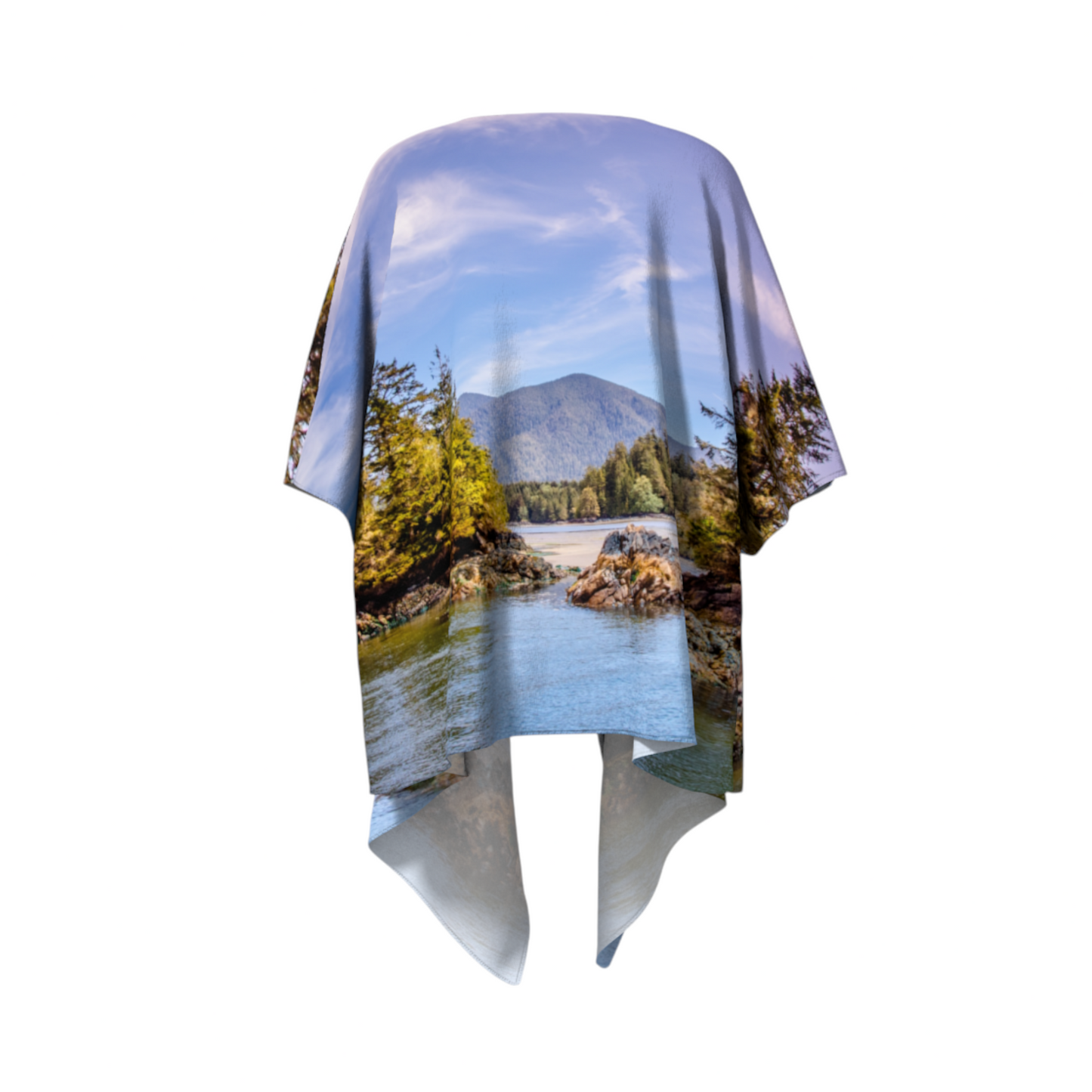Tofino Inlet Draped Kimono