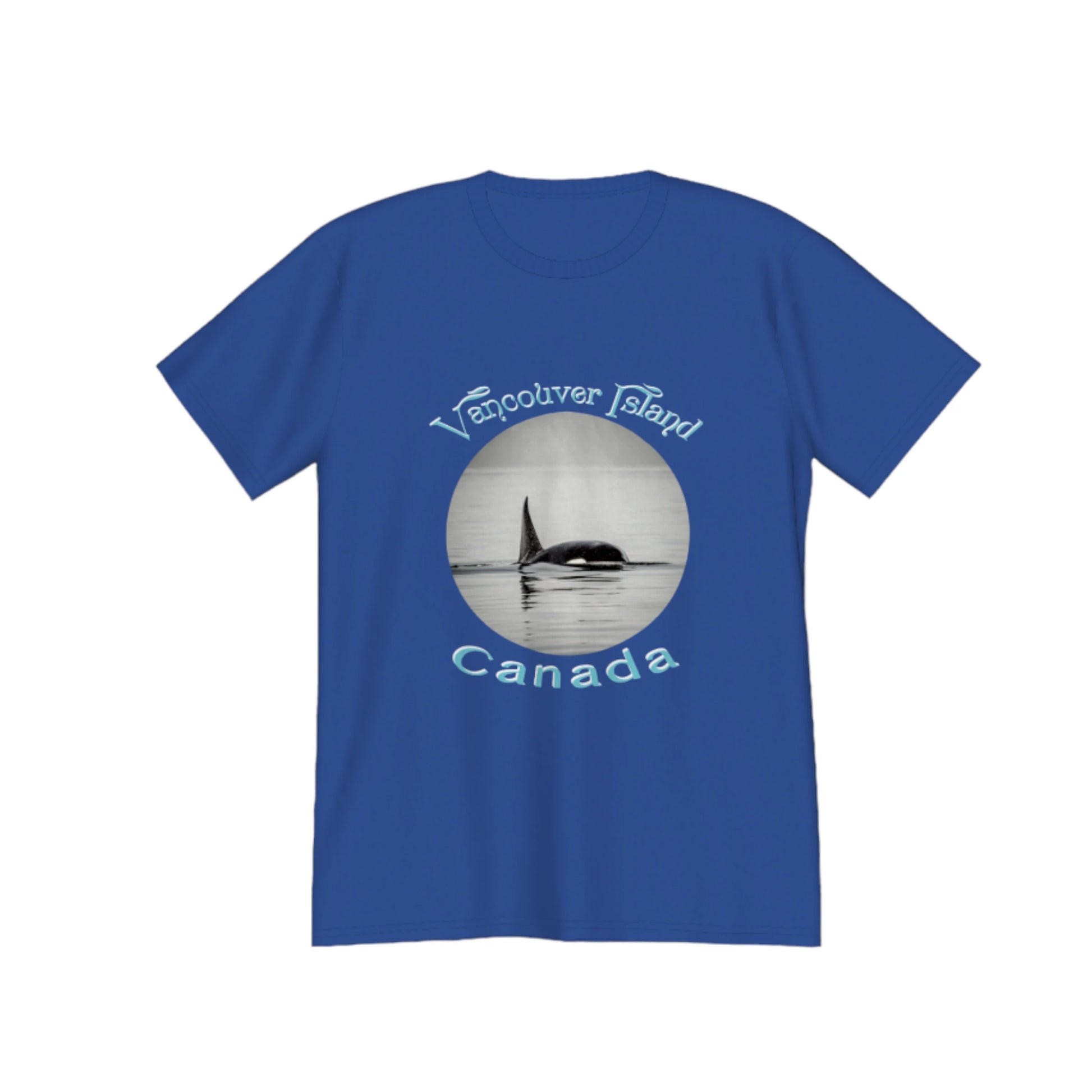 Orca Spray Vancouver Island Canada Premium Unisex T-shirt. Souvenir. by van isle goddess dot com