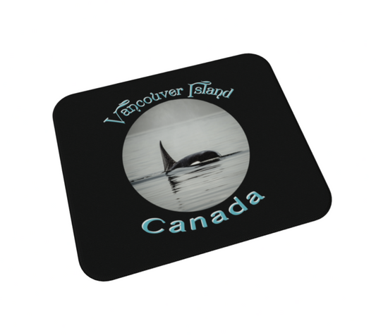 Vancouver Island Orca Spray Desk Mat Mousepad