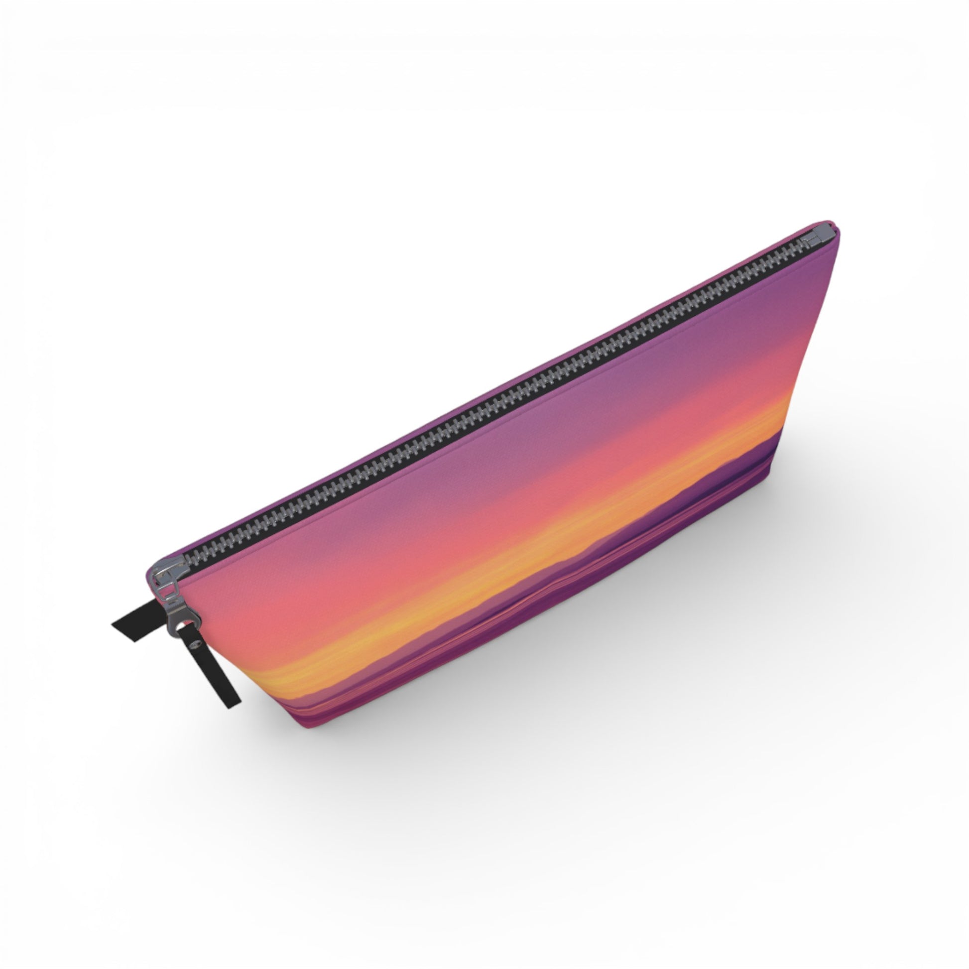 Gradient case with purple to pink color transition on a white background