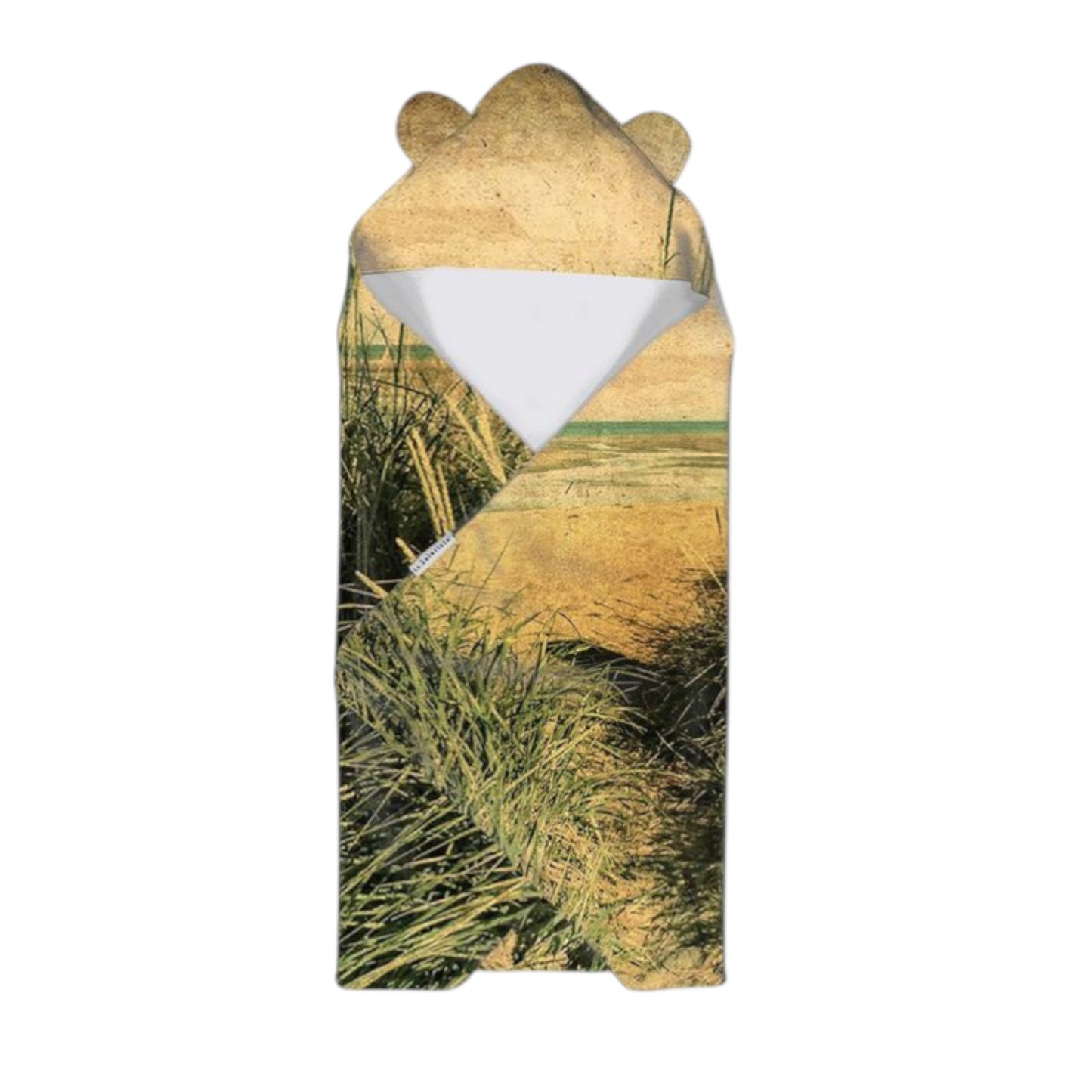 Vintage Beach Baby Hooded Towel