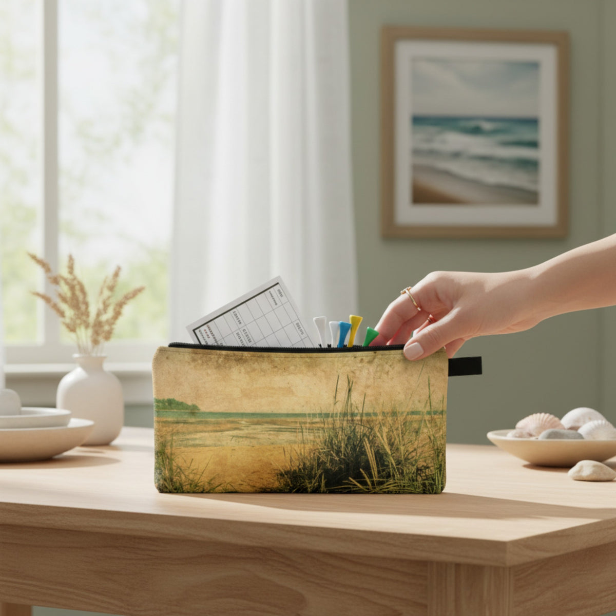 Vintage Beach Parksville Beach Versatile Storage Pencil Case