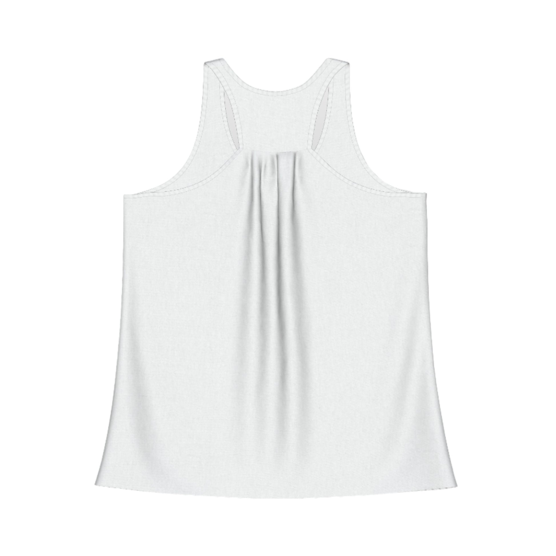 The back side of the flow racerback tank top