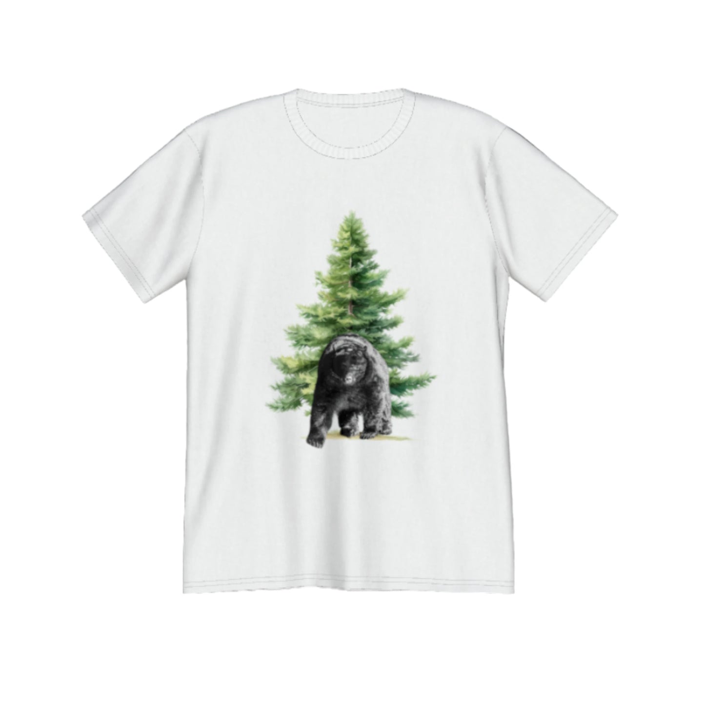 Observant Bear Premium Unisex t-shirt.  by van isle goddess dot coom