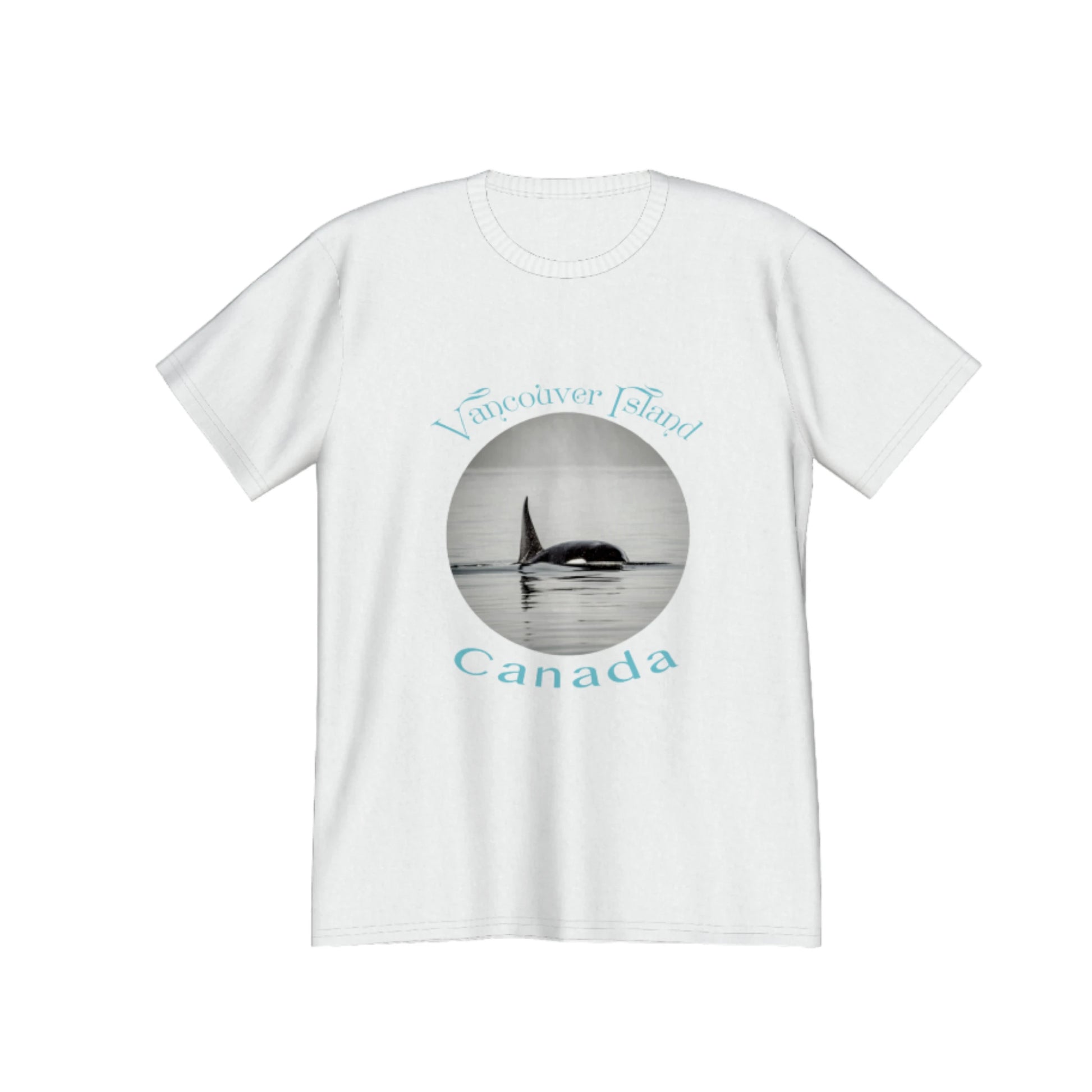 Orca Spray Vancouver Island Canada Premium Unisex T-shirt. Souvenir. by van isle goddess dot com