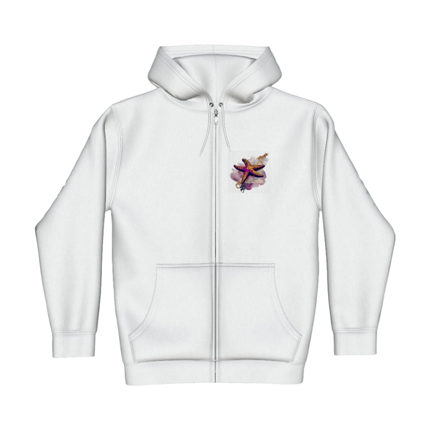 Star Track Vancouver Island BC Canada Premium Zipper Hoodie front