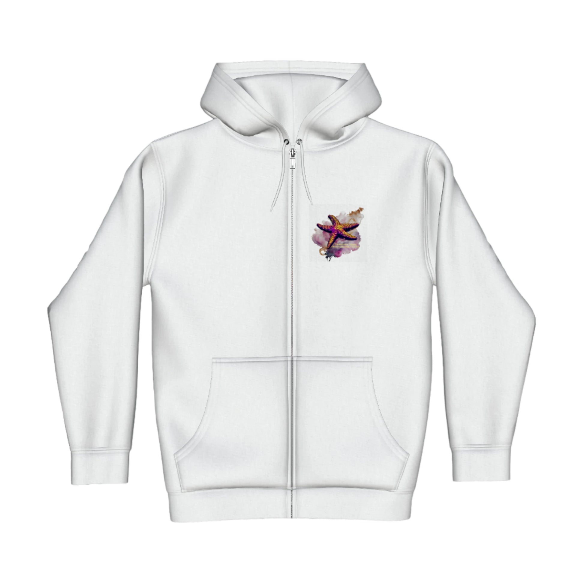 Star Track Vancouver Island BC Canada Premium Zipper Hoodie front
