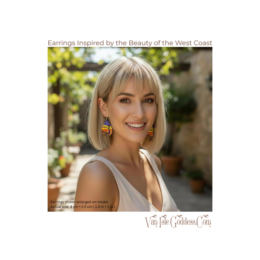 Wild Pacific Teardrop Earrings