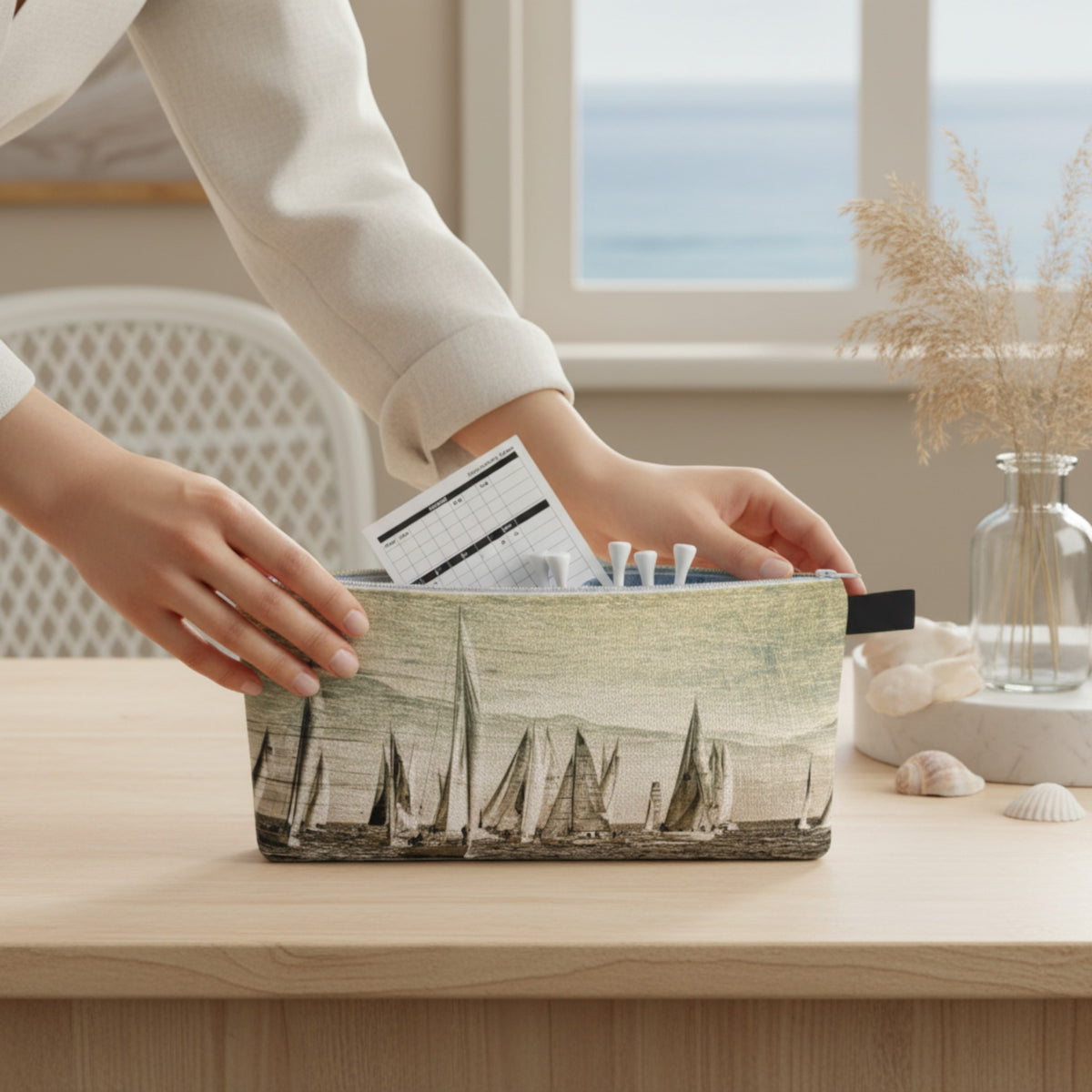 Yacht Race Versatile Storage Pencil Case