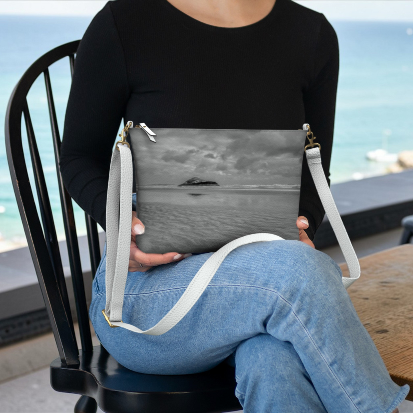 Long Beach Tofino Vegan Leather Crossbody Purse