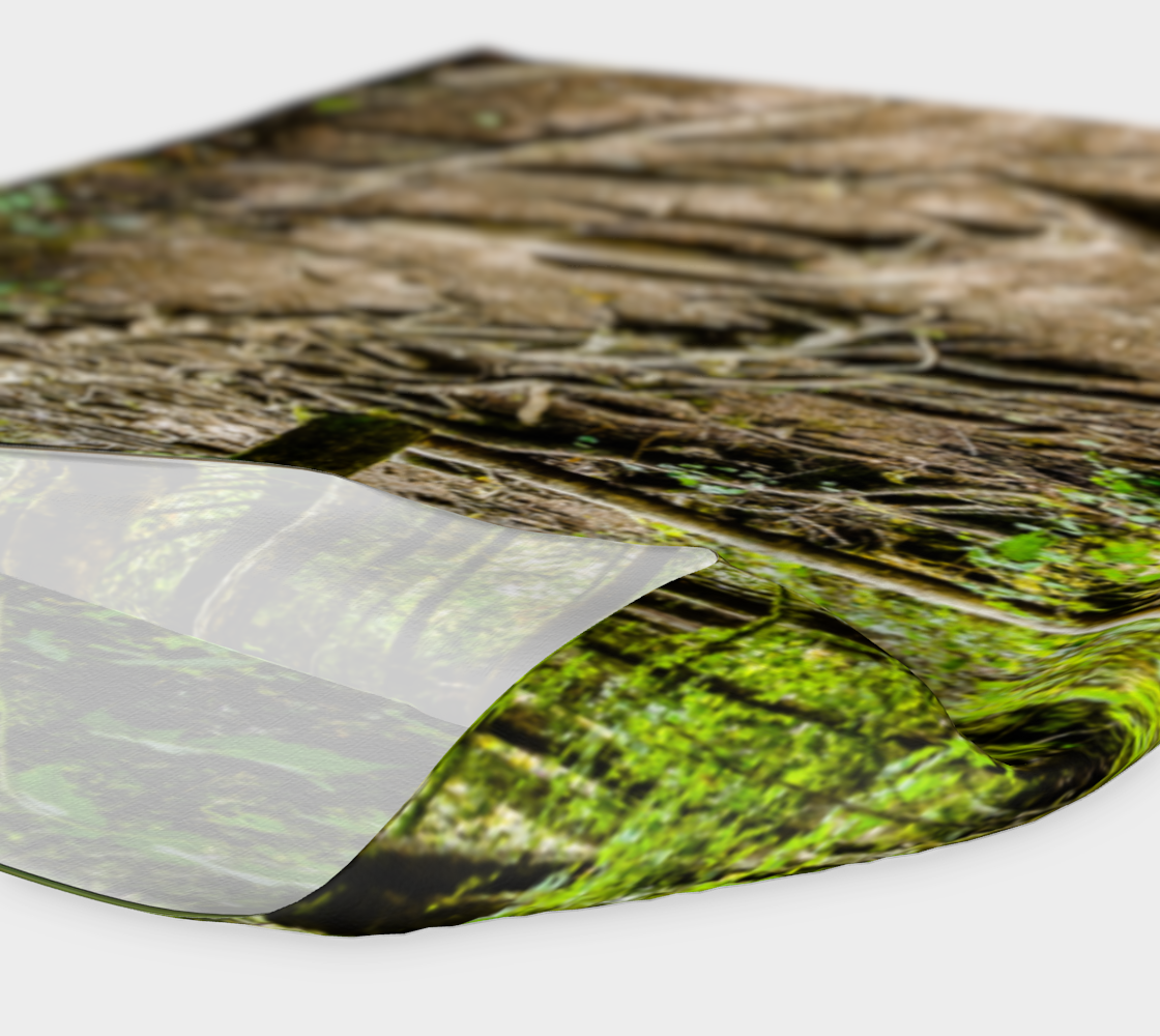 Headband and or neck gaiter with an image of Nymph Falls Trail.