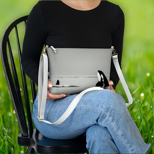 Orca Spy Hop Vegan Leather Crossbody Purse