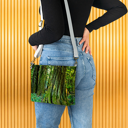 The Ancients Cathedral Grove Vegan Leather Crossbody Purse