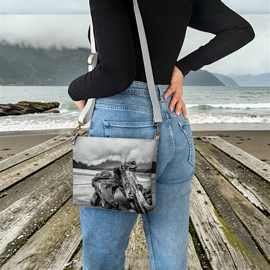 Driftwood Monument Port Renfrew Vegan Leather Crossbody Purse