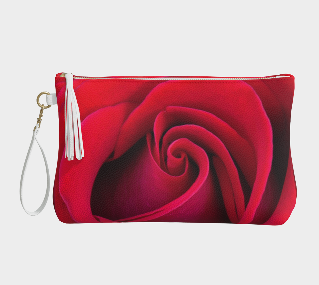 Stop & Smell the Roses Vegan Leather Makeup Bag