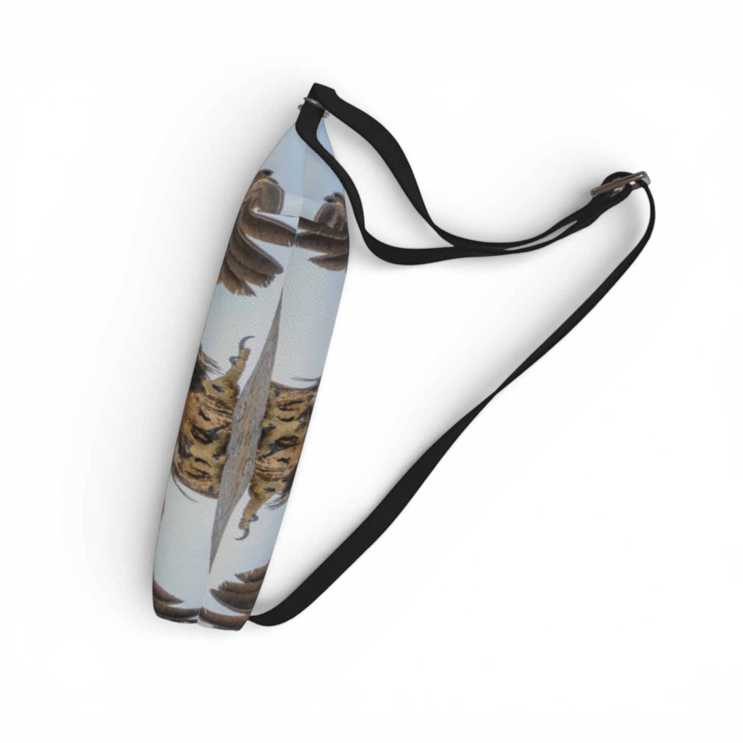 Van Isle Goddess Thunderbird Eagle vegan leather crossbody purse with adjustable strap and detailed eagle print.