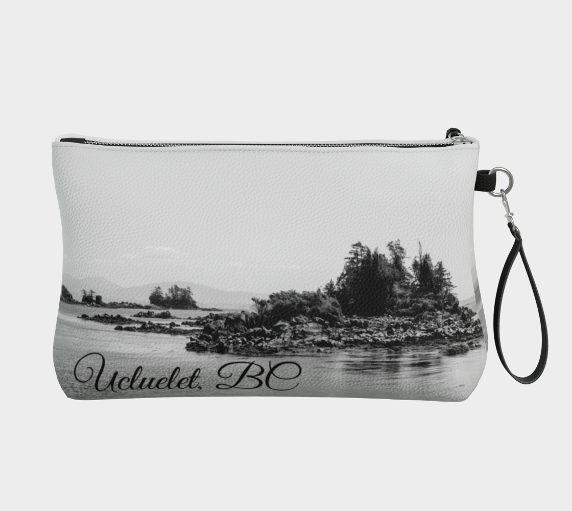 Broken Islands Ucluelet Vegan Leather Makeup Bag