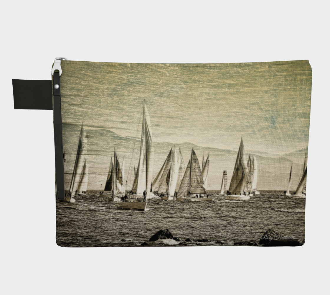 Yacht Race Adventure Tote Zipper Carry All
