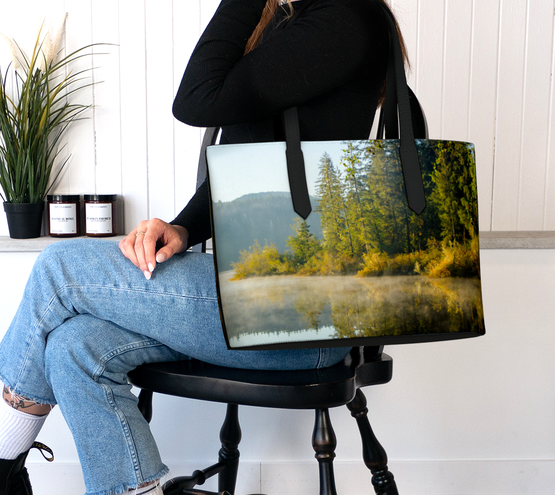 Fairy Lake Vegan Leather Tote Bag